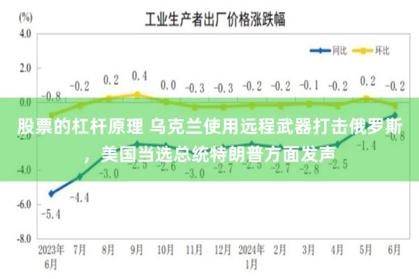 股票的杠杆原理 乌克兰使用远程武器打击俄罗斯,美国当选总统特朗普方面发声