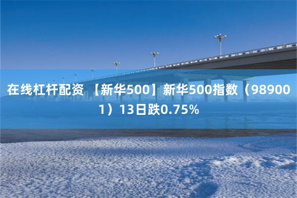 在线杠杆配资 【新华500】新华500指数(989001)13日跌0.75%